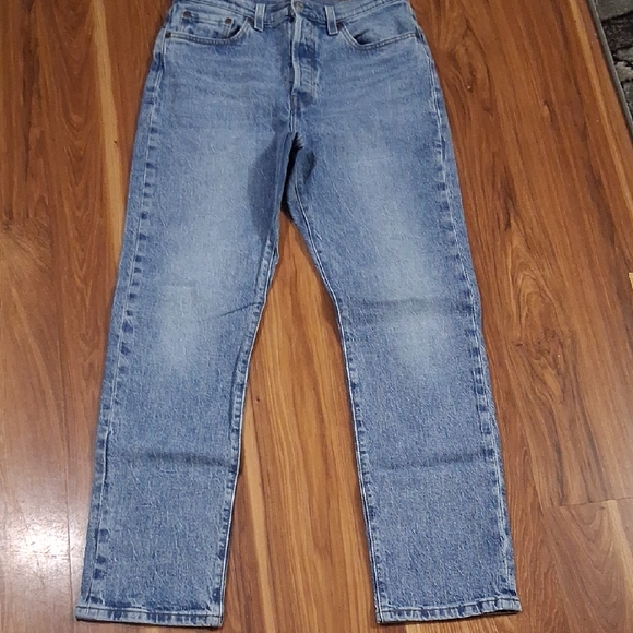 Levi's Denim - Vintage LEVIs Light Blue Straight Jeans Big E